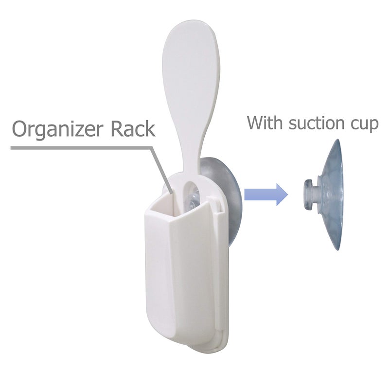 EIKS Non Stick Rice Paddle Spatula with Suction Cup Holder Rack for Rice Potato - Image 5